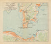 'Environs of Hong Kong'. Victoria Kowloon antique town city plan. China 1924 map