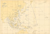 Japanese strategic plans 1941. Pacific & South east Asia. Indochina 1957 map