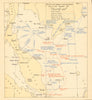 Naval Battle of Malaya 4-10 December 1941. British & Japanese movements 1957 map