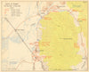 Battle of Kampar, 30 Dec 1941-2 Jan 1942. Japanese invasion of Malaya 1957 map