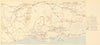 Northern Johore. Japanese invasion of Malaya. 14th to 24th January 1942 1957 map