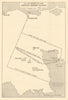 D-Day Normandy 1944 American Airborne Divisions fly-in routes. Cotentin 1962 map