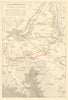 Operation Goodwood. Battle for Caen 18-20 July 1944. Normandy Overlord 1962 map