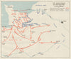 Normandy. Falaise Pocket. The Envelopment 1-16 August 1944. Overlord 1962 map