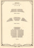 Apollo Theatre, Shaftesbury Avenue, London. Vintage seating plan 1953 print