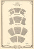 Casino (Prince Edward) Theatre, Old Compton Street. Vintage seating plan 1953
