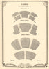 Casino (Prince Edward) Theatre, Old Compton Street. Vintage seating plan 1953