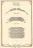 Criterion Theatre, Piccadilly Circus, London. Vintage seating plan 1953 print