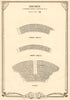Duchess Theatre, Aldwych, Covent Garden, London. Vintage seating plan 1953