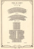 Duke of York's Theatre, St Martin's Lane, London. Vintage seating plan 1953