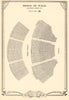Prince of Wales Theatre, Coventry Street, London. Vintage seating plan 1953