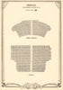 Princes (Shaftesbury) Theatre, Shaftesbury Avenue. Vintage seating plan 1953