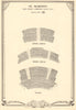 St. Martin's Theatre, West Street, Cambridge Circus. Vintage seating plan 1953