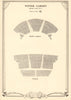 Winter Garden (Gillian Lynne) Theatre, Drury Lane. Vintage seating plan 1953