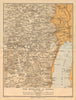 Highlands of Judea. West Bank Israel Palestine 1912 old antique map plan chart