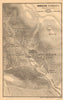 Hebron / al-Khalil antique town city plan. Israel. West Bank 1912 old map