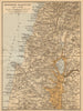 'Northern Palestine'. N. Israel & southern Lebanon. Sidon-Netanya coast 1912 map