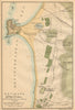 Tyre & environs antique town city plan. Sour. Rachidiyeh. Lebanon 1912 old map