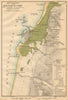 Sidon / Sayda & environs plan. Lebanon 1912 old antique vintage map chart
