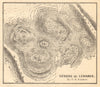 Forest of the Cedars of Lebanon / God. Bcharreh Horsh Arz el-Rab. SMALL 1912 map