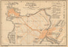Tripoli (Tarabulus) & El Mina antique town city plan. Lebanon 1912 old map