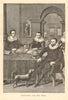 Christopher Columbus and his Sons 1891 old antique vintage print picture