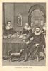 Christopher Columbus and his Sons 1891 old antique vintage print picture