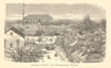 George Street and Government House, NASSAU, BAHAMAS 1891 old antique print