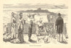 Fort Fincastle, NASSAU, BAHAMAS 1891 old antique vintage print picture