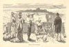 Fort Fincastle, NASSAU, BAHAMAS 1891 old antique vintage print picture