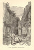 The Queen's Staircase, NASSAU, BAHAMAS 1891 old antique vintage print picture