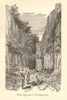 The Queen's Staircase, NASSAU, BAHAMAS 1891 old antique vintage print picture