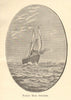 Nassau Mail Steamer. BAHAMAS' 1891 old antique vintage print picture