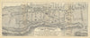 Antique town city plan of NASSAU, BAHAMAS by Stark. Hand-coloured 1912 old map
