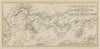 Bahamas & Turks and Caicos Islands antique map by Stark. Hand-coloured 1891