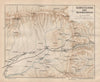 Karuizawa and neighbourhood. Nagano, Japan 1907 old antique map plan chart