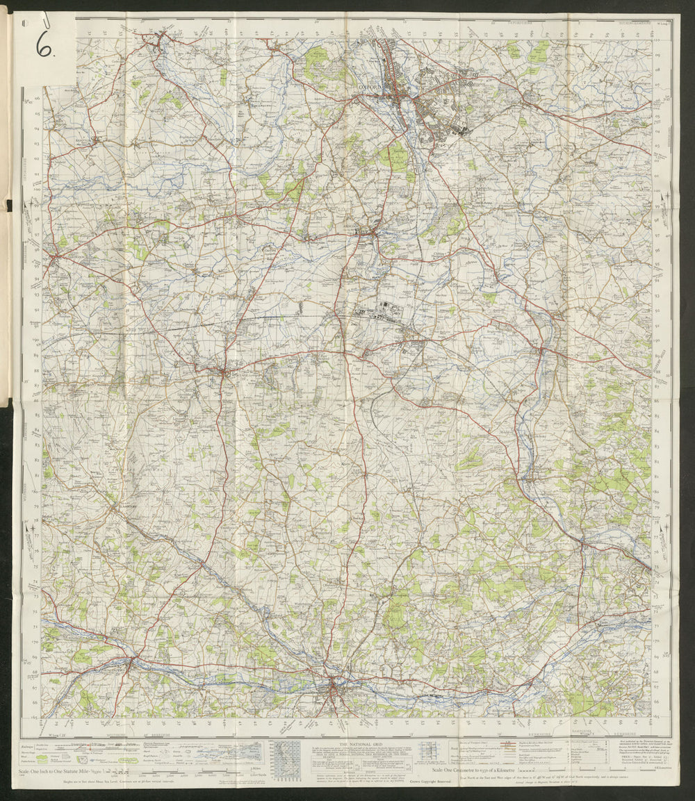 Oxford & Newbury Sheet 158 Thames Valley Chilterns ORDNANCE SURVEY 1947 map