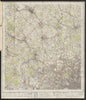 London NW Sheet 160 Luton Watford St Albans Hertford ORDNANCE SURVEY 1945 map