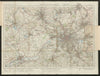 Bolton & Manchester Sheet 36 Wigan Oldham Warrington ORDNANCE SURVEY 1924 map