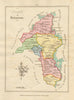 County of Roscommon, Connaught. Antique copperplate map. Scalé / Sayer 1788