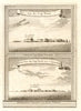 Two views of Cap-Vert from the sea. Deux Mamelles, Dakar, Senegal. SCHLEY 1747