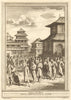 'Suplices du Japon'. Japanese punishments. SCHLEY 1747 old antique print