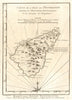 'Carte de l’lsle de Ténérife'. Tenerife, Canary Islands. BELLIN/SCHLEY 1747 map