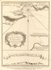 Porto Grande Bay Sao Vicente, Cape Verde islands. Mindelo BELLIN/SCHLEY 1747 map