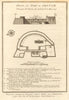 'Plan de Fort d'Arguim'. Mauritania. Arguin fort. BELLIN/SCHLEY 1747 old map