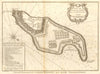 'Plan de l’lsle de Gorée…'. Île de Goree, Dakar, Senegal. BELLIN/SCHLEY 1747 map