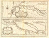 'Cours de la Rivière de Sanaga ou Sénégal'. Senegal River BELLIN/SCHLEY 1747 map