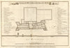 'Fort S. Louis dans I’Isle de Sanaga ou… Sénégal' Senegal BELLIN/SCHLEY 1747 map