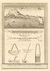 'La Rade de l’lsle de Gorée'. Île de Goree Dakar Senegal. Necklaces. SCHLEY 1747