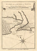 Entrée de la Rivière de Sestos. River Cess Cestos Liberia BELLIN/SCHLEY 1748 map